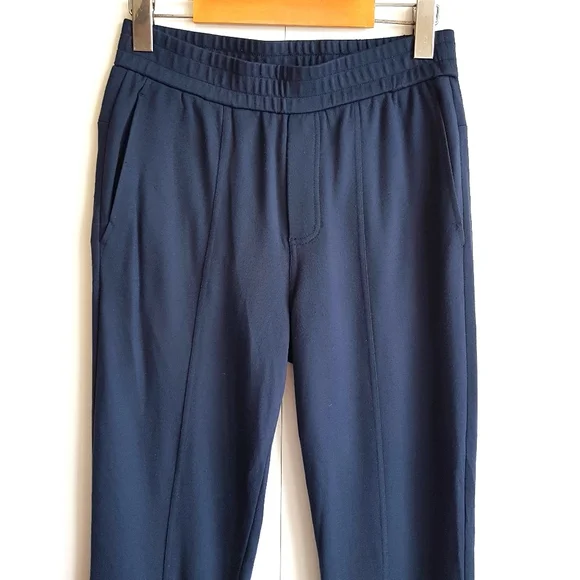 KIT AND ACE XS Women's Jogger Pant High Waist Navy Blue - Picture 2 of 8